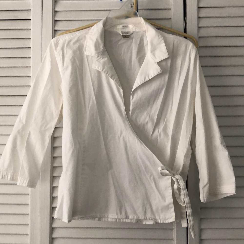 Christopher & banks. White top.